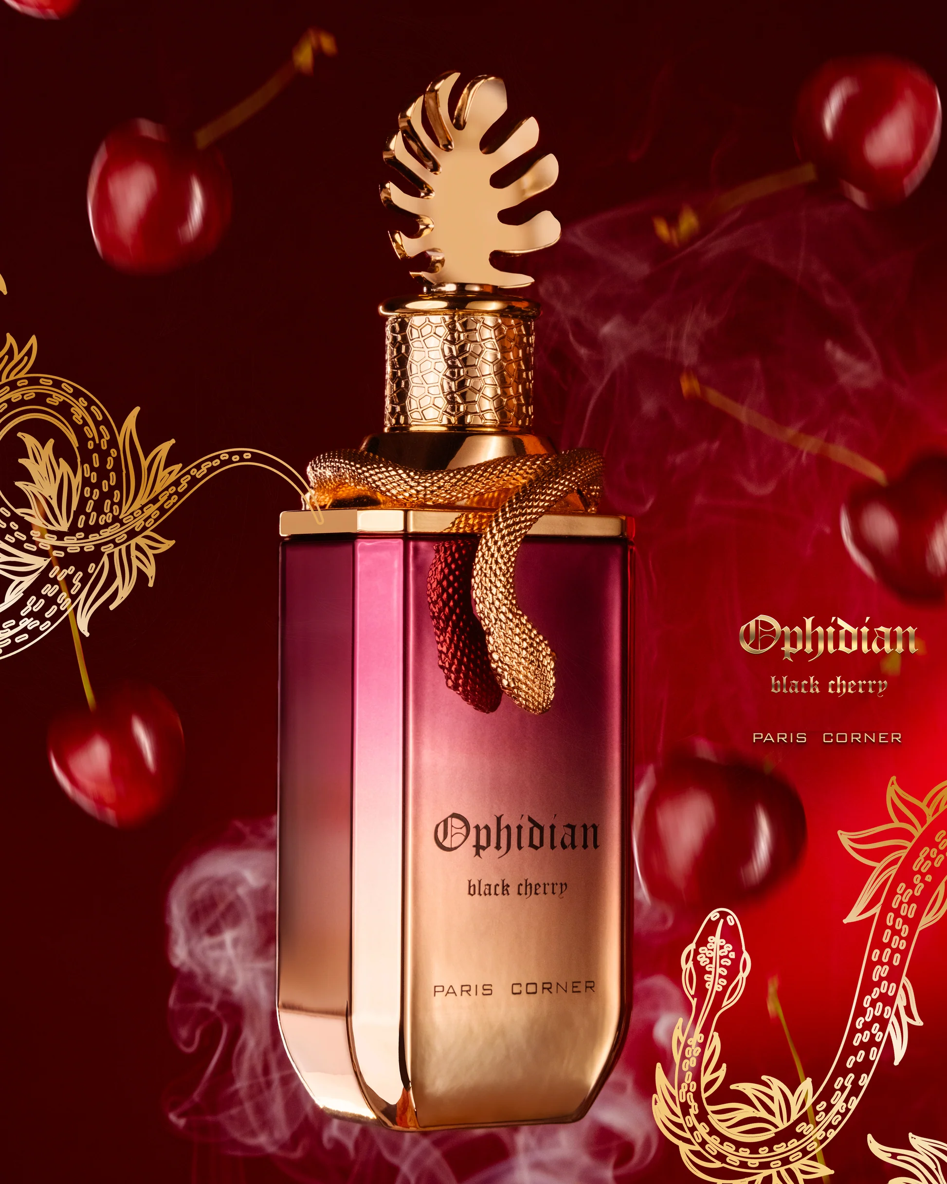 Paris Corner - Ophidian Dark Cherry / Kayali - Love Fest Burning Cherry, 100ml EDP