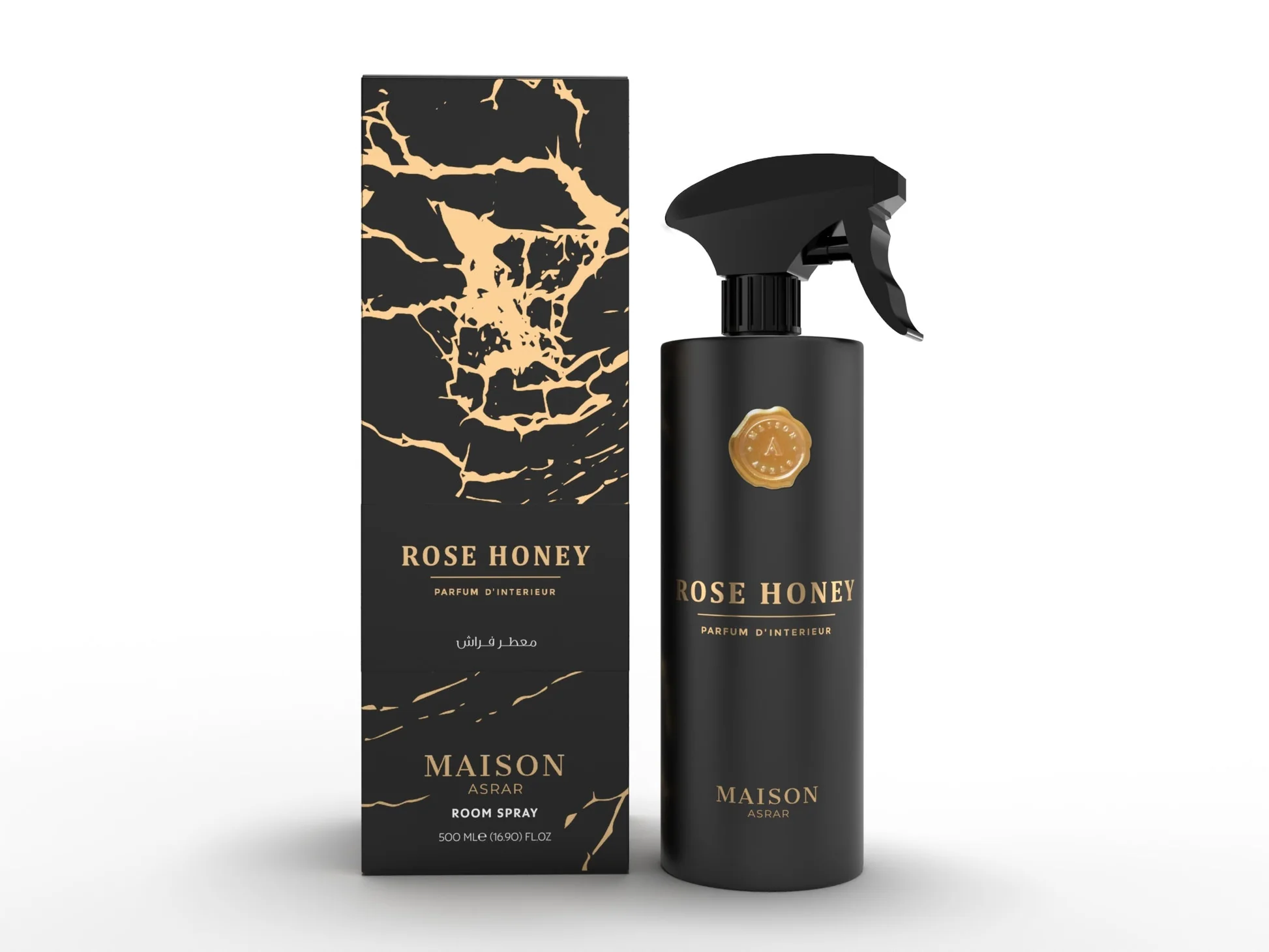 Maison Asrar Gulf Orchid - Honey Rose room sprayer, 500ml