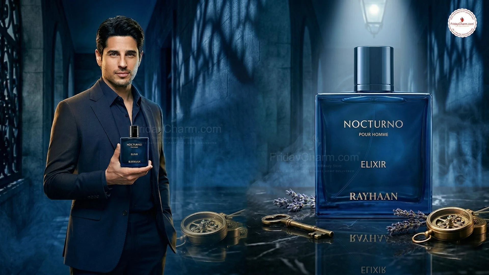 Rayhaan - Nocturno Elixir / Chanel - Blue De Chanel L'exclusif, 100ml EDP